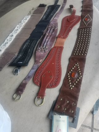 Lote 6 cinturones mujer
