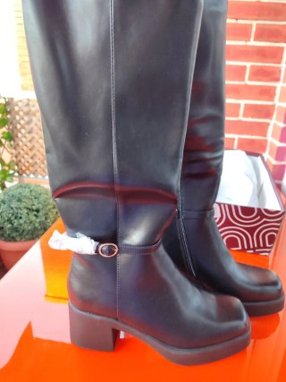 Botas altas mujer negras
