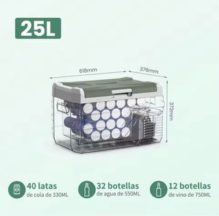 Nevera portátil ALPICCOOL 27lts 12v y 220v
