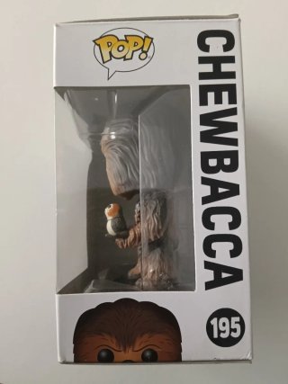 Funko Pop! Star Wars Chewbacca 195 con Porg