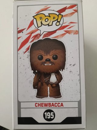Funko Pop! Star Wars Chewbacca 195 con Porg