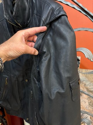 Icona anni '80 vera pelle vintage biker jacket