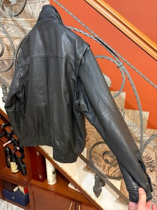 Icona anni '80 vera pelle vintage biker jacket
