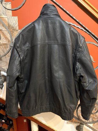 Icona anni '80 vera pelle vintage biker jacket
