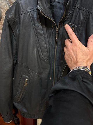 Icona anni '80 vera pelle vintage biker jacket