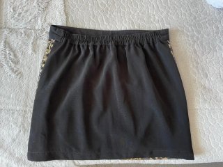 Falda corta fiesta lentejuelas