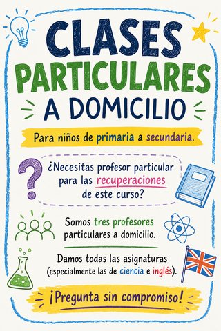 Profesores particulares a domicilio
