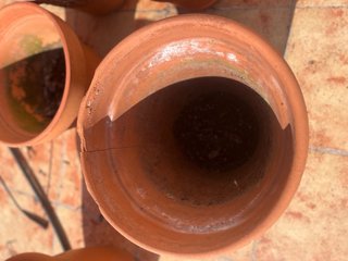 Macetas de terracota para terraza
