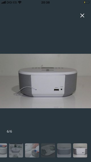 Despertador Bluetooth Carga USB Radio FM
