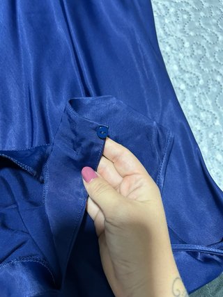 Vestido satén Mango