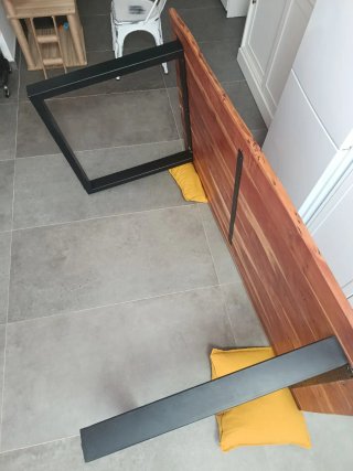 Mesa de madera maciza