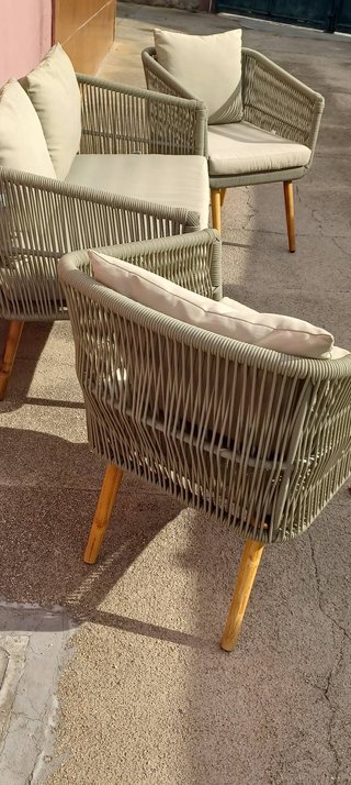 Conjunto Muebles Jardín: Sofá y Sillones