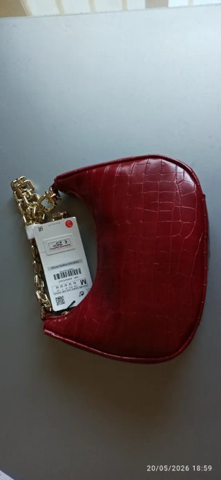 Bolso Zara efecto piel cocodrilo