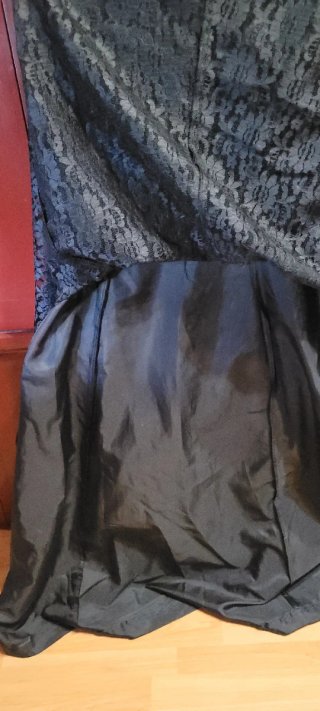 Vestido de encaje negro