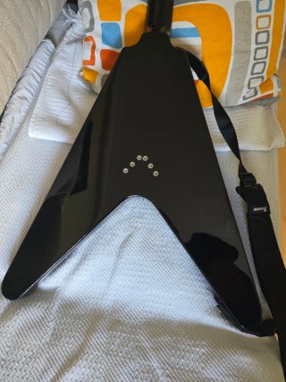 Epiphone Flying V Ebony negra estilo Gibson Nueva