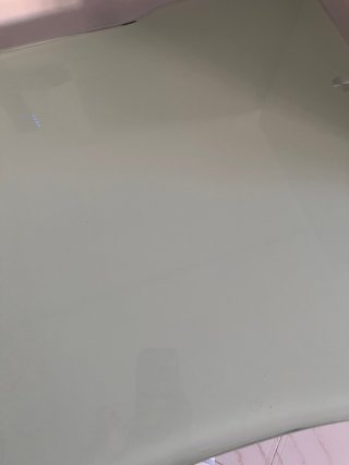 Escritorio de cristal y metal