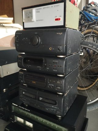 Equipo de sonido vintage años 70-90
