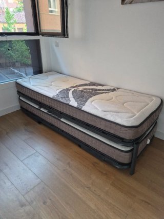 Cama nido 80x200 con 2 colchones