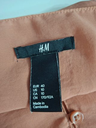 Blusa gasa color teja talla única