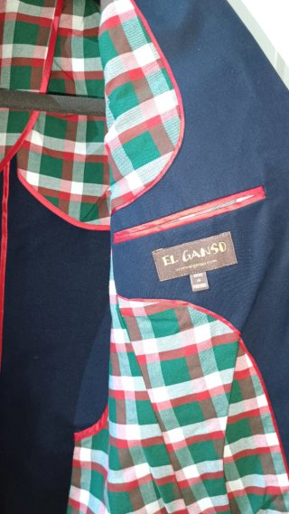 Americana Ganso Talla 44 Azul