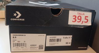 Converse Verde Turquesa Plataforma T. 39,5