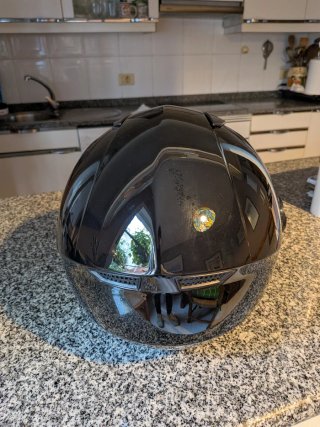 Casco Jet Negro Unik Sin Uso, talla M