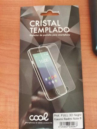 Cristal Templado Xiaomi Redmi Note 8 Negro