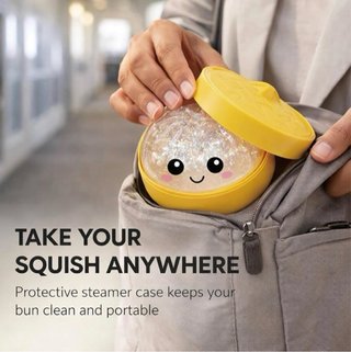 Squishy Dumpling Brillante con Purpurina