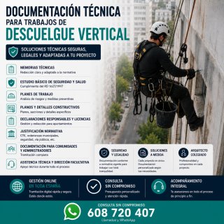 Documentación técnica para trabajos verticales