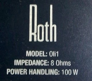 Altavoces Roth Negros