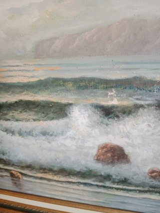 Cuadro Óleo Marina 77x68