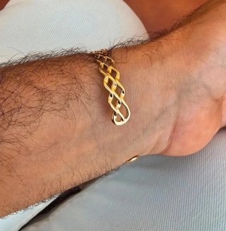 Pulsera Acero Dorado