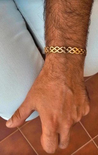 Pulsera Acero Dorado