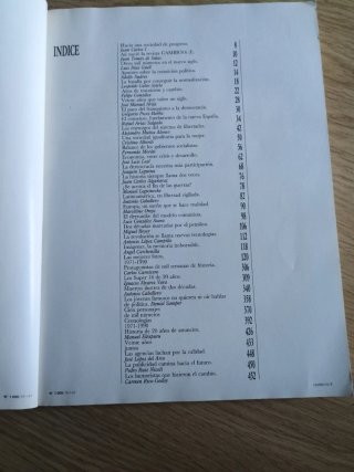 Revista Cambio 16 número 1000 .