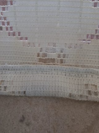 Tende 2 teli in Pizzo Jacquard, lavoro sartoriale.