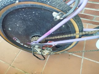 Bicicleta infantil CHATO morada