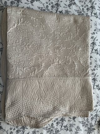 Edredón acolchado relieve Zara Home Cama 90 Beige