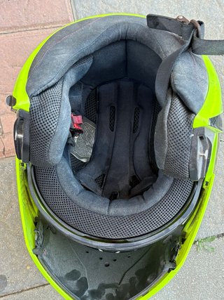 Casco de moto AXXIS fluorescente