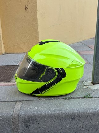 Casco de moto AXXIS fluorescente