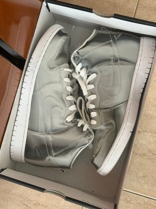 Zapatillas Nike Dunk High Plata