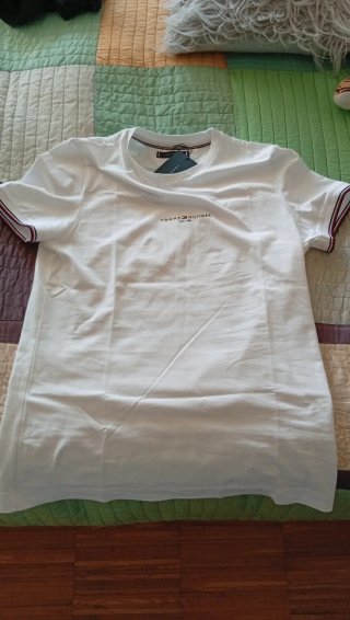 Camiseta Tommy Hilfiger Hombre Blanca