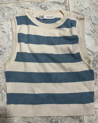 Top Zara rayas M