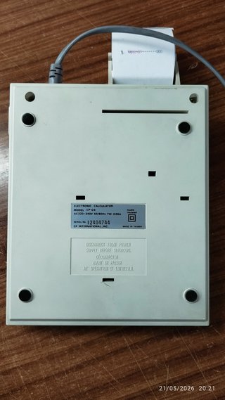 Calculadora Whirlpool CP 124 con impresora