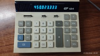 Calculadora Whirlpool CP 124 con impresora