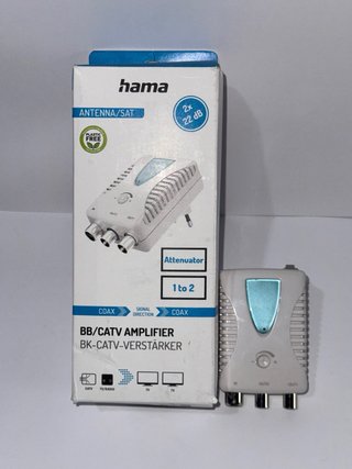 Amplificador Antena Hama 2 Salidas