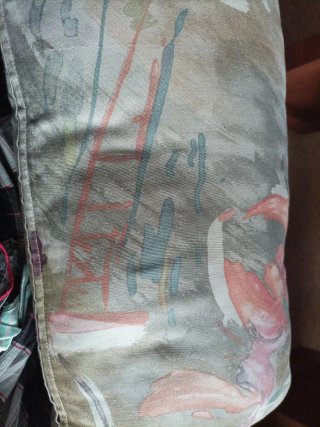 Funda de almohada multicolor