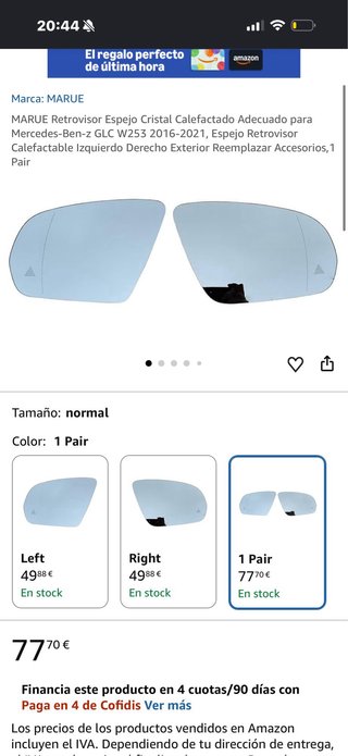 Espejo Retrovisor Mercedes-Benz