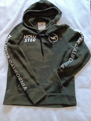 Sudadera Hollister Camuflaje Talla S