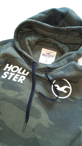 Sudadera Hollister Camuflaje Talla S