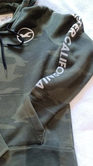 Sudadera Hollister Camuflaje Talla S